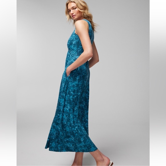 Soma V-neck Twist Maxi Bra Dress Black Size M - Picture 2 of 4